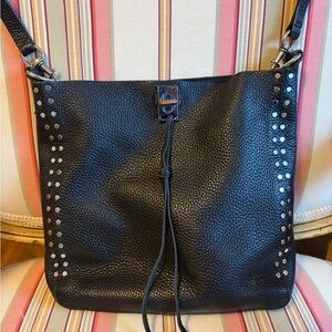 Rebecca Minkoff Black Studded Shoulder Bag